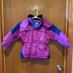 Vintage Columbia Tektonic Girls Ski Jacket